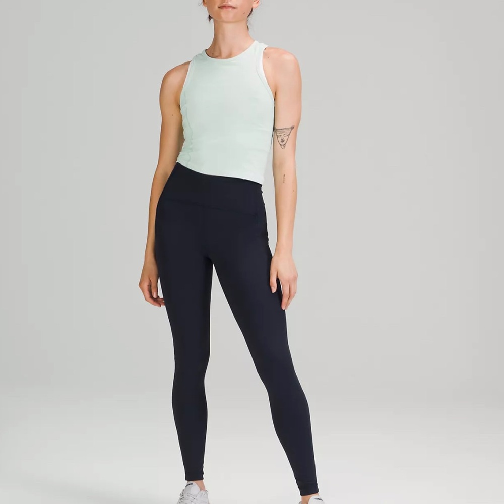 Navy Lululemon Leggings with Pockets